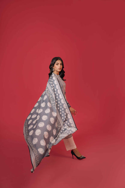 Nishat Linen - 3 Piece - Printed Loose Fabric - 42304066