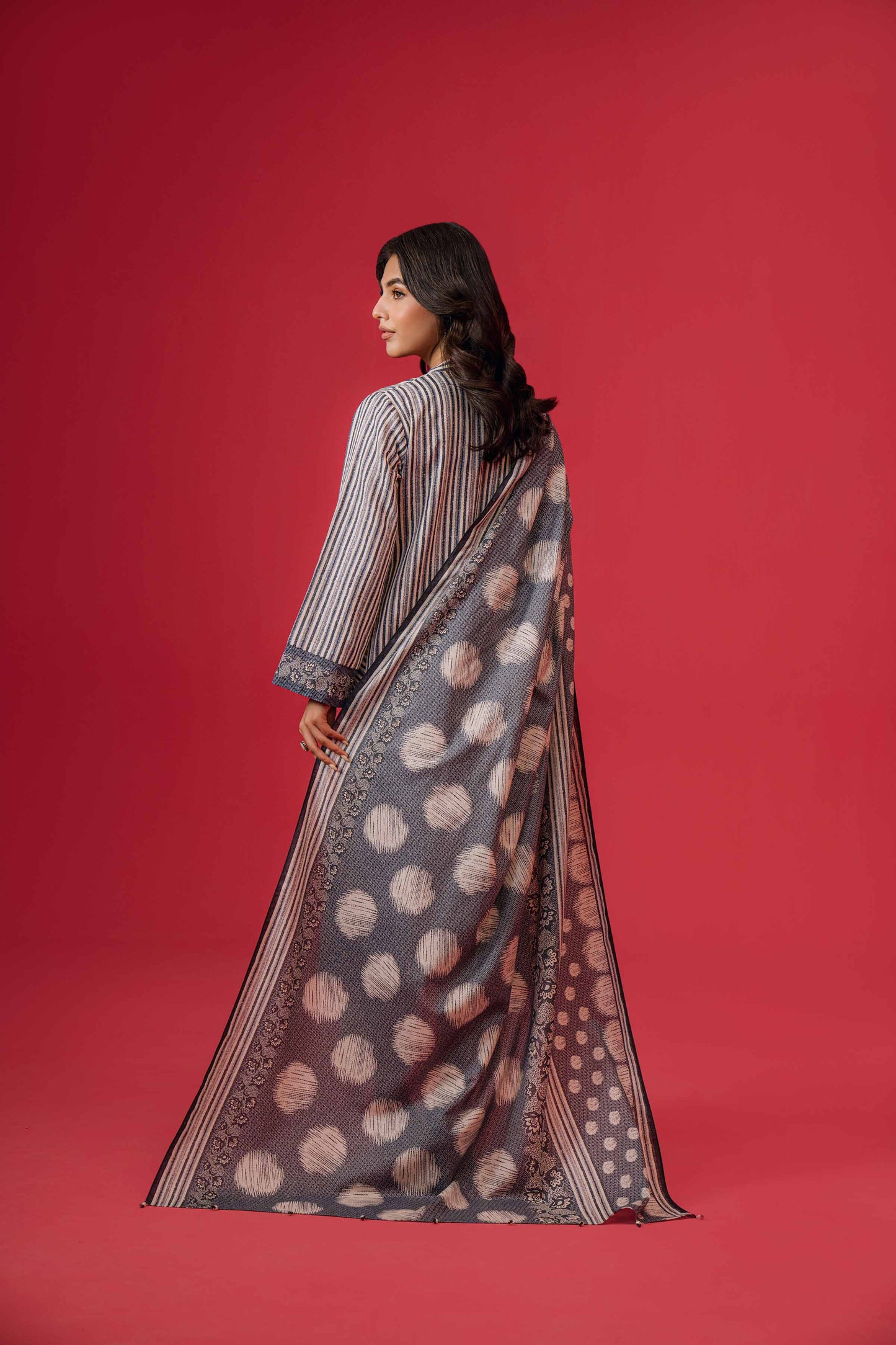 Nishat Linen - 3 Piece - Printed Loose Fabric - 42304066