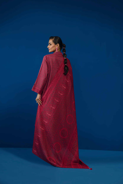 Nishat Linen - 3 Piece - Printed Loose Fabric - 42304068