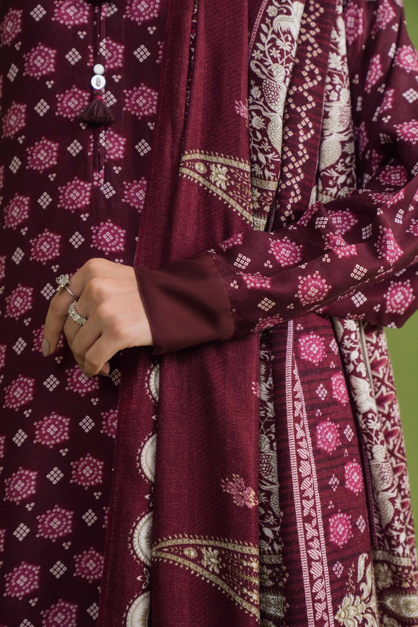 Nishat Linen - 3 Piece - Printed Loose Fabric - 42304069