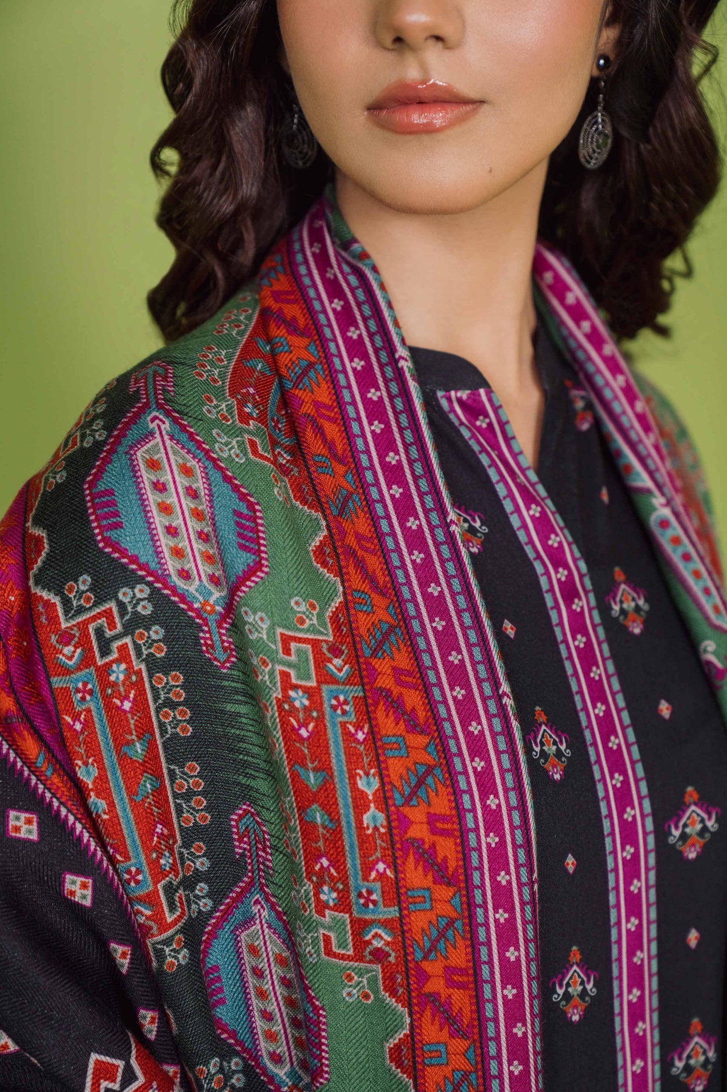 Nishat Linen - 3 Piece - Printed Loose Fabric - 42304070