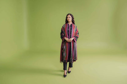 Nishat Linen - 3 Piece - Printed Loose Fabric - 42304070