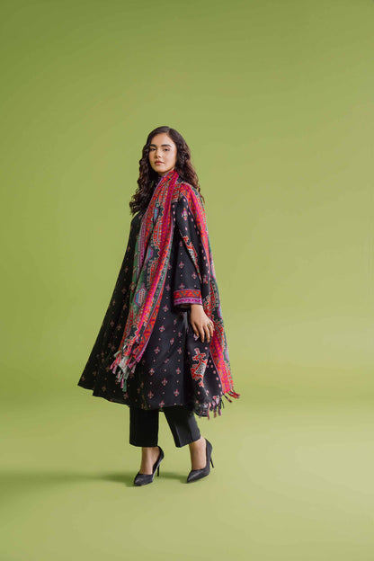 Nishat Linen - 3 Piece - Printed Loose Fabric - 42304070