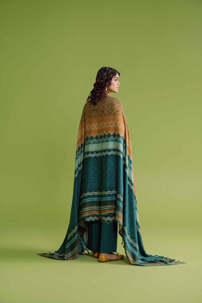 Nishat Linen - 3 Piece - Printed Loose Fabric - 42304072