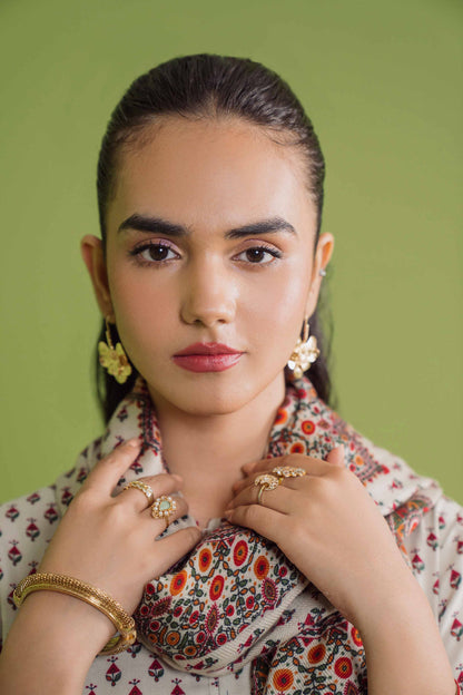 Nishat Linen - 3 Piece - Printed Loose Fabric - 42304080