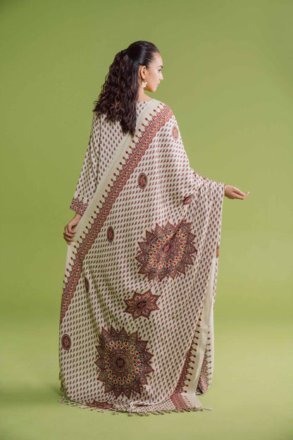 Nishat Linen - 3 Piece - Printed Loose Fabric - 42304080