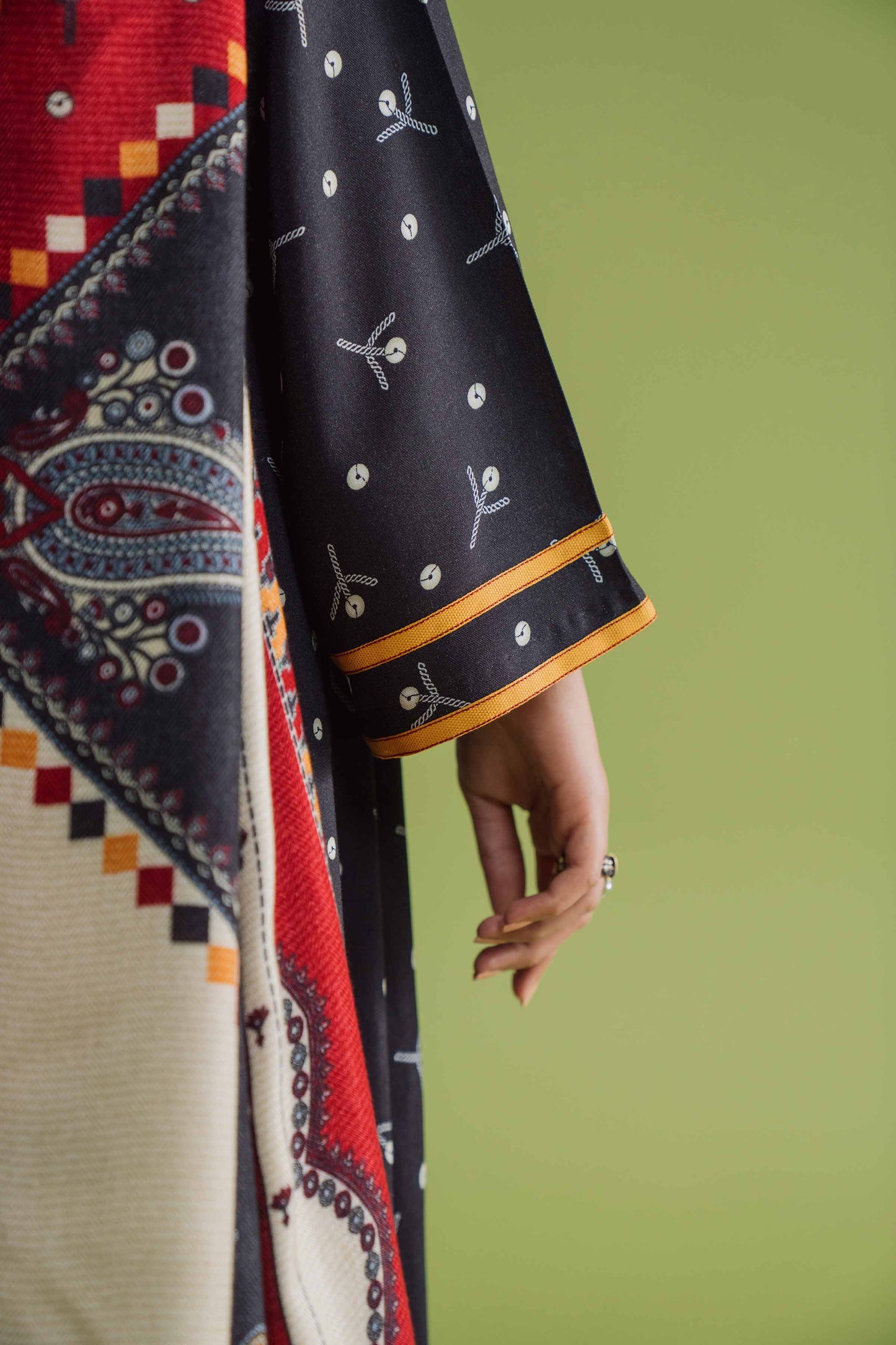 Nishat Linen - 3 Piece - Printed Loose Fabric - 42304081