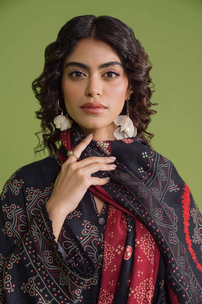 Nishat Linen - 3 Piece - Printed Loose Fabric - 42304082