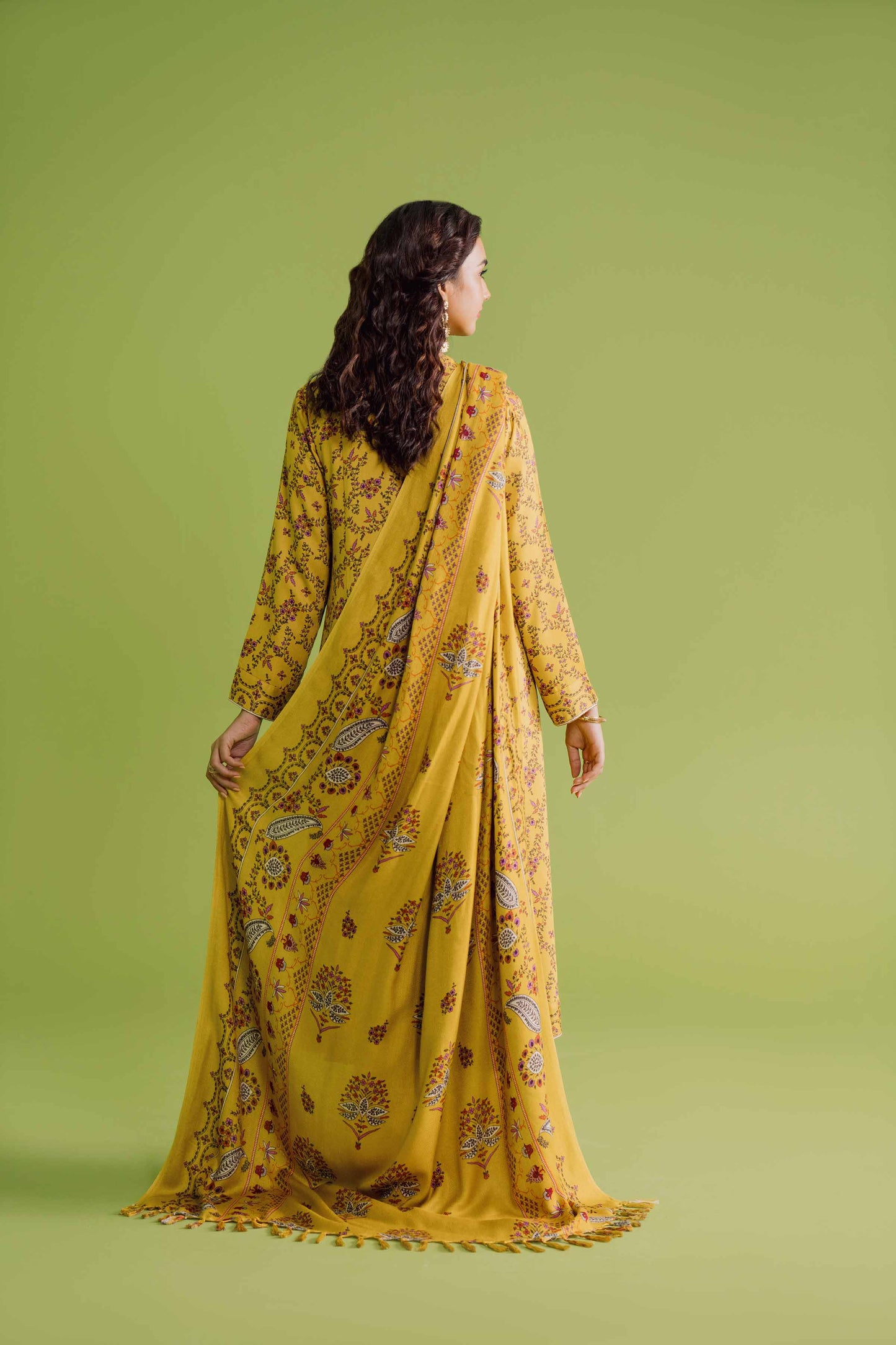 Nishat Linen - 3 Piece - Printed Loose Fabric - 42304083