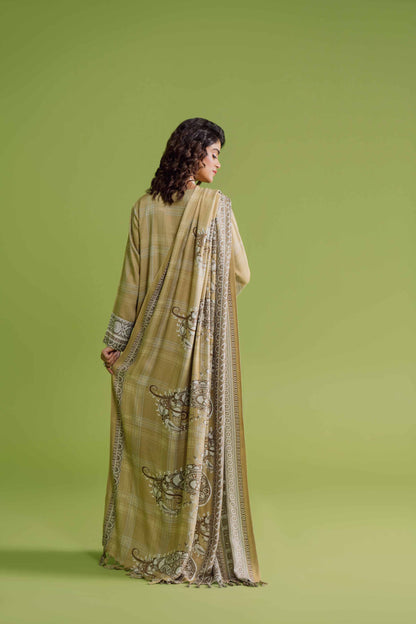 Nishat Linen - 3 Piece - Printed Loose Fabric - 42304085