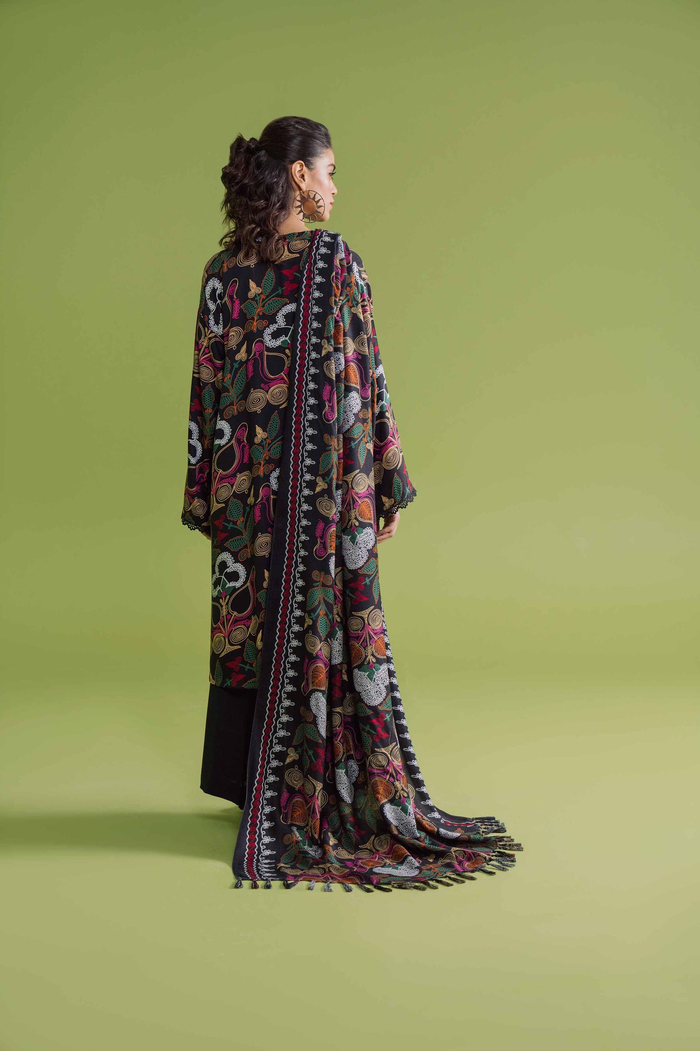 Nishat Linen - 3 Piece - Printed Loose Fabric - 42304088