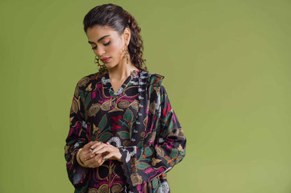 Nishat Linen - 3 Piece - Printed Loose Fabric - 42304088