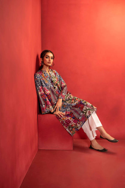 Nishat Linen - 1 Piece - Digital Printed Loose Fabric - 42304090