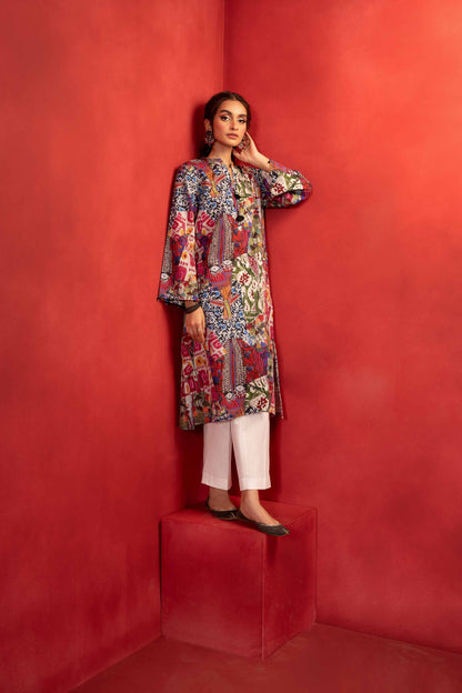 Nishat Linen - 1 Piece - Digital Printed Loose Fabric - 42304090