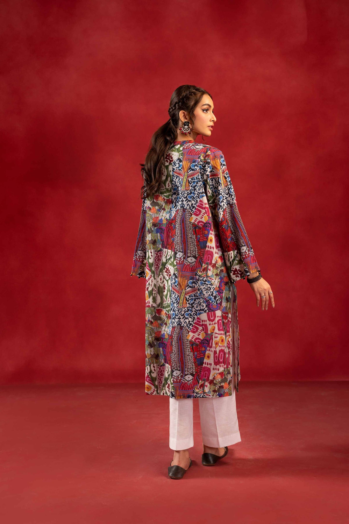 Nishat Linen - 1 Piece - Digital Printed Loose Fabric - 42304090