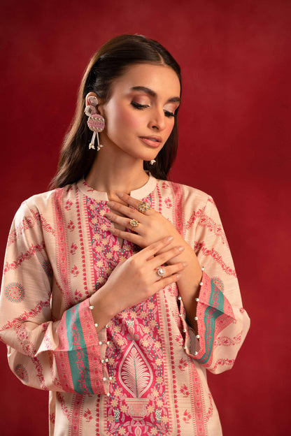 Nishat Linen - 1 Piece - Digital Printed Loose Fabric - 42304091