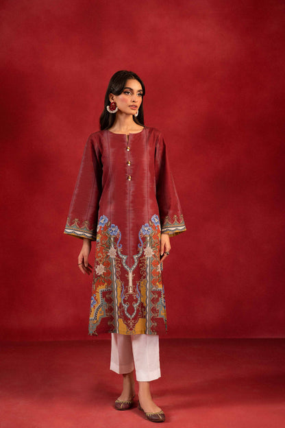 Nishat Linen - 1 Piece - Digital Printed Loose Fabric - 42304092