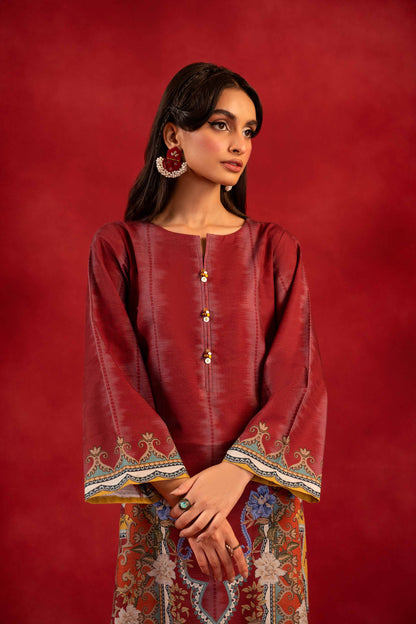 Nishat Linen - 1 Piece - Digital Printed Loose Fabric - 42304092