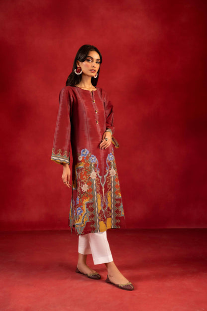 Nishat Linen - 1 Piece - Digital Printed Loose Fabric - 42304092