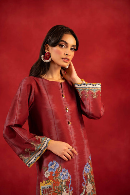 Nishat Linen - 1 Piece - Digital Printed Loose Fabric - 42304092