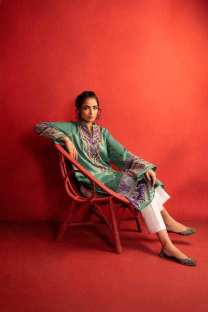 Nishat Linen - 1 Piece - Digital Printed Loose Fabric - 42304093