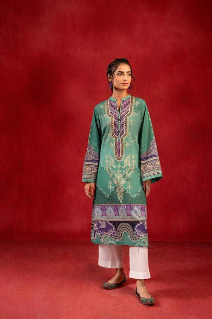 Nishat Linen - 1 Piece - Digital Printed Loose Fabric - 42304093