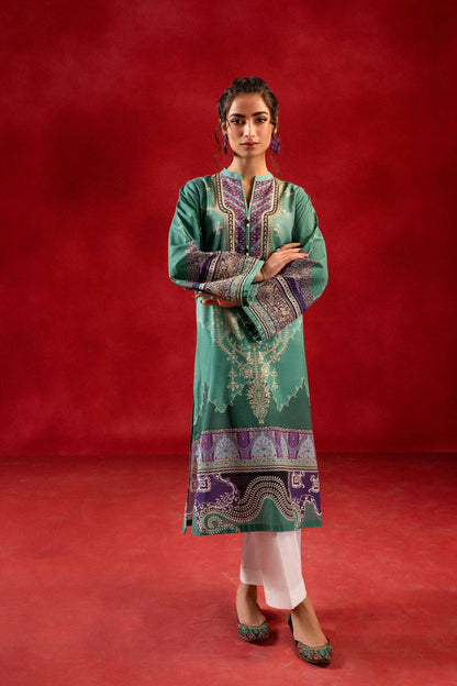 Nishat Linen - 1 Piece - Digital Printed Loose Fabric - 42304093