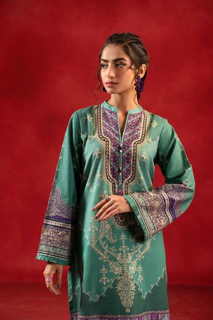 Nishat Linen - 1 Piece - Digital Printed Loose Fabric - 42304093