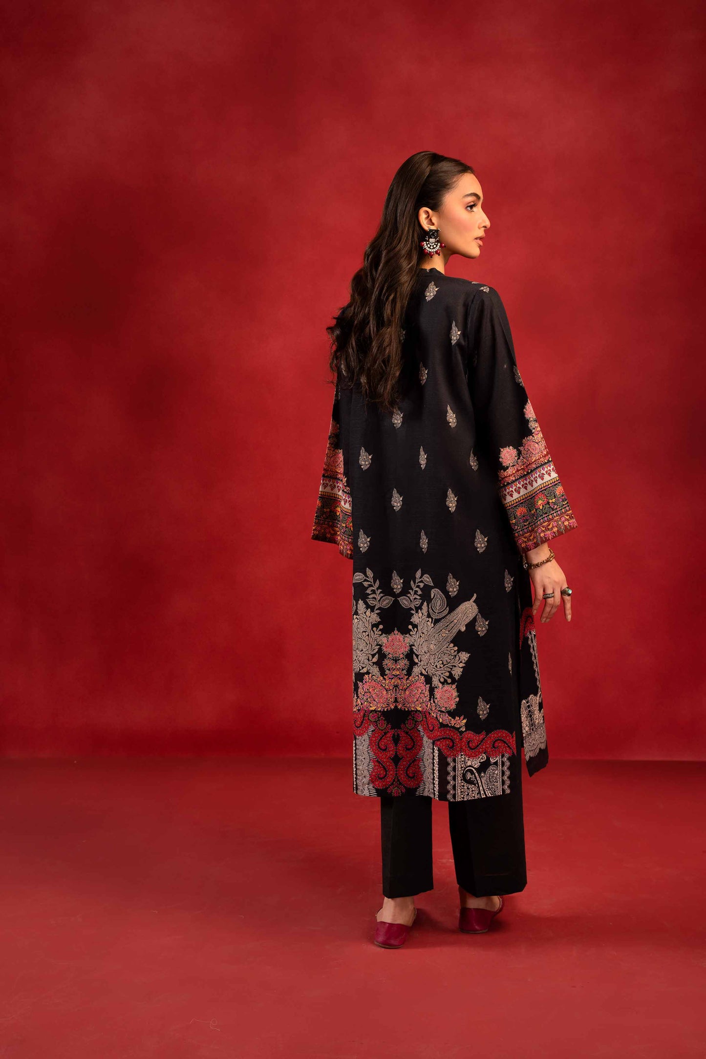 Nishat Linen - 1 Piece - Digital Printed Loose Fabric - 42304094
