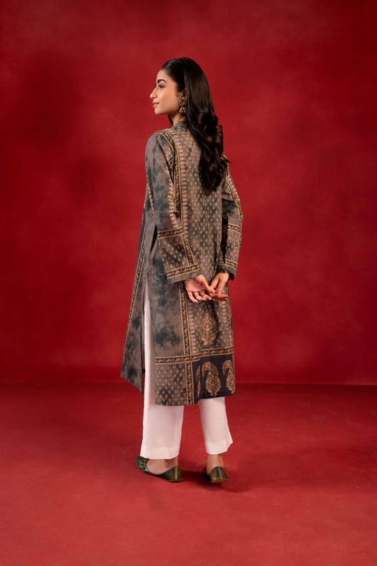 Nishat Linen - 1 Piece - Digital Printed Loose Fabric - 42304095