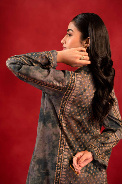 Nishat Linen - 1 Piece - Digital Printed Loose Fabric - 42304095