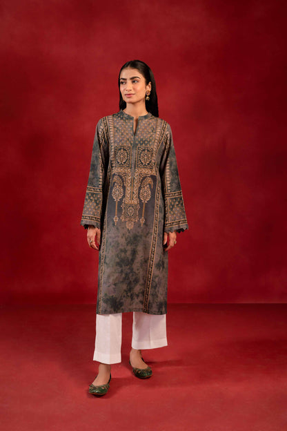 Nishat Linen - 1 Piece - Digital Printed Loose Fabric - 42304095