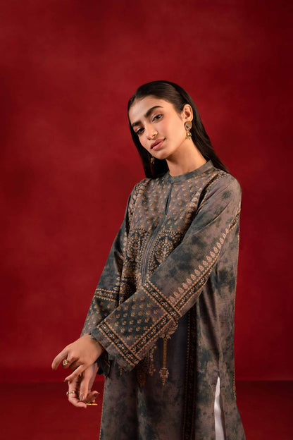 Nishat Linen - 1 Piece - Digital Printed Loose Fabric - 42304095