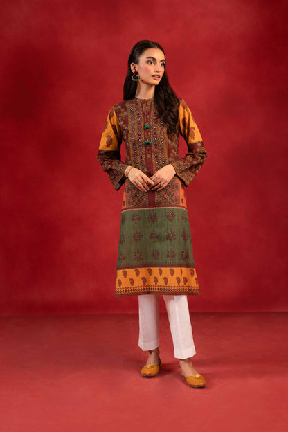 Nishat Linen - 1 Piece - Digital Printed Loose Fabric - 42304096