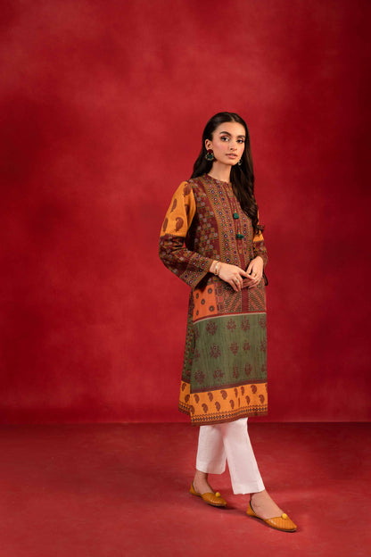 Nishat Linen - 1 Piece - Digital Printed Loose Fabric - 42304096