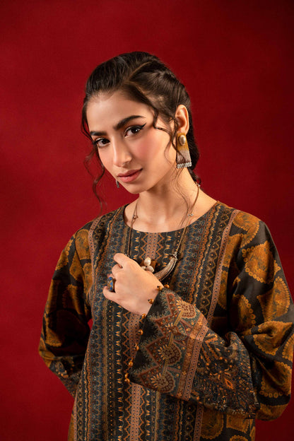 Nishat Linen - 1 Piece - Digital Printed Loose Fabric - 42304097