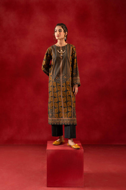 Nishat Linen - 1 Piece - Digital Printed Loose Fabric - 42304097