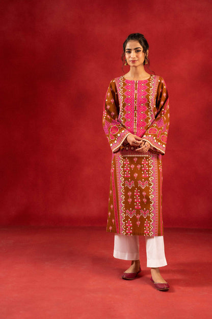 Nishat Linen - 1 Piece - Digital Printed Loose Fabric - 42304098