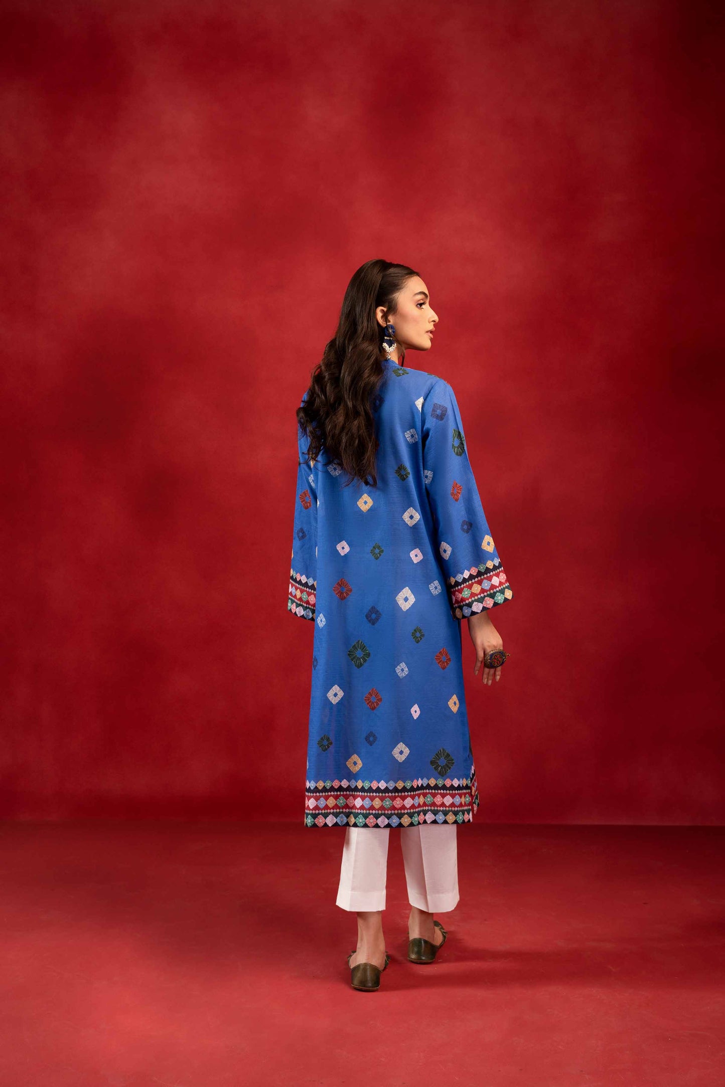 Nishat Linen - 1 Piece - Digital Printed Loose Fabric - 42304099