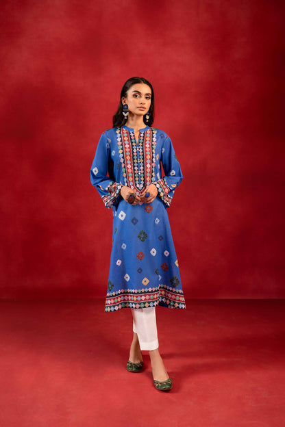 Nishat Linen - 1 Piece - Digital Printed Loose Fabric - 42304099