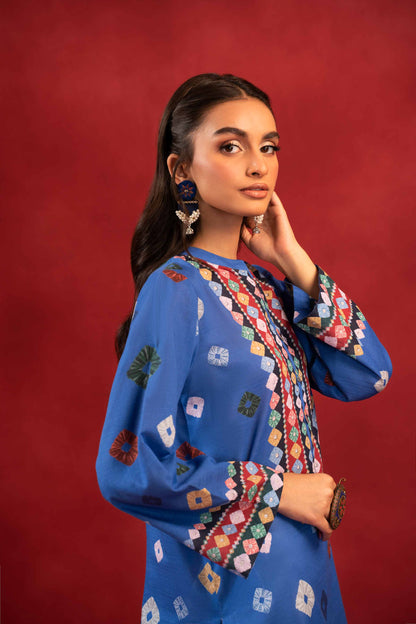 Nishat Linen - 1 Piece - Digital Printed Loose Fabric - 42304099