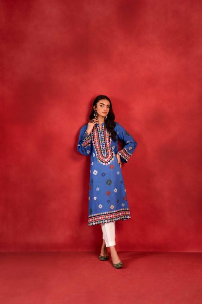 Nishat Linen - 1 Piece - Digital Printed Loose Fabric - 42304099