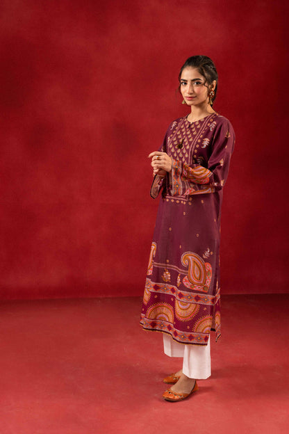 Nishat Linen - 1 Piece - Digital Printed Loose Fabric - 42304100