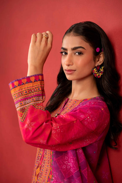 Nishat Linen - 1 Piece - Digital Printed Loose Fabric - 42304102