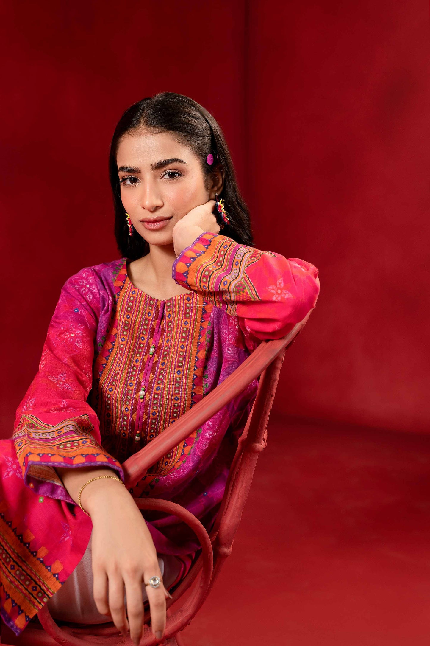 Nishat Linen - 1 Piece - Digital Printed Loose Fabric - 42304102