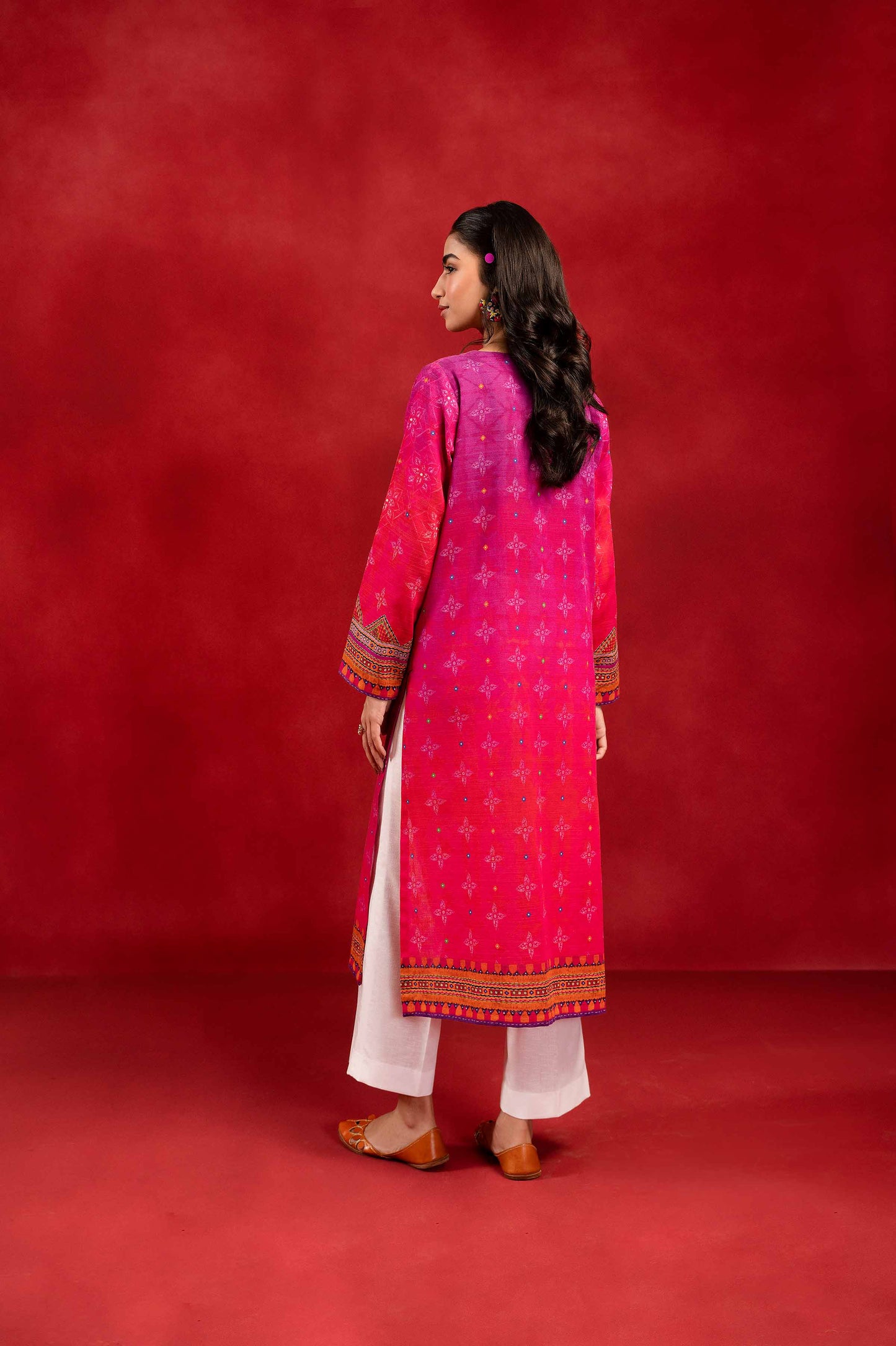 Nishat Linen - 1 Piece - Digital Printed Loose Fabric - 42304102