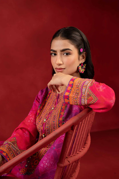 Nishat Linen - 1 Piece - Digital Printed Loose Fabric - 42304102