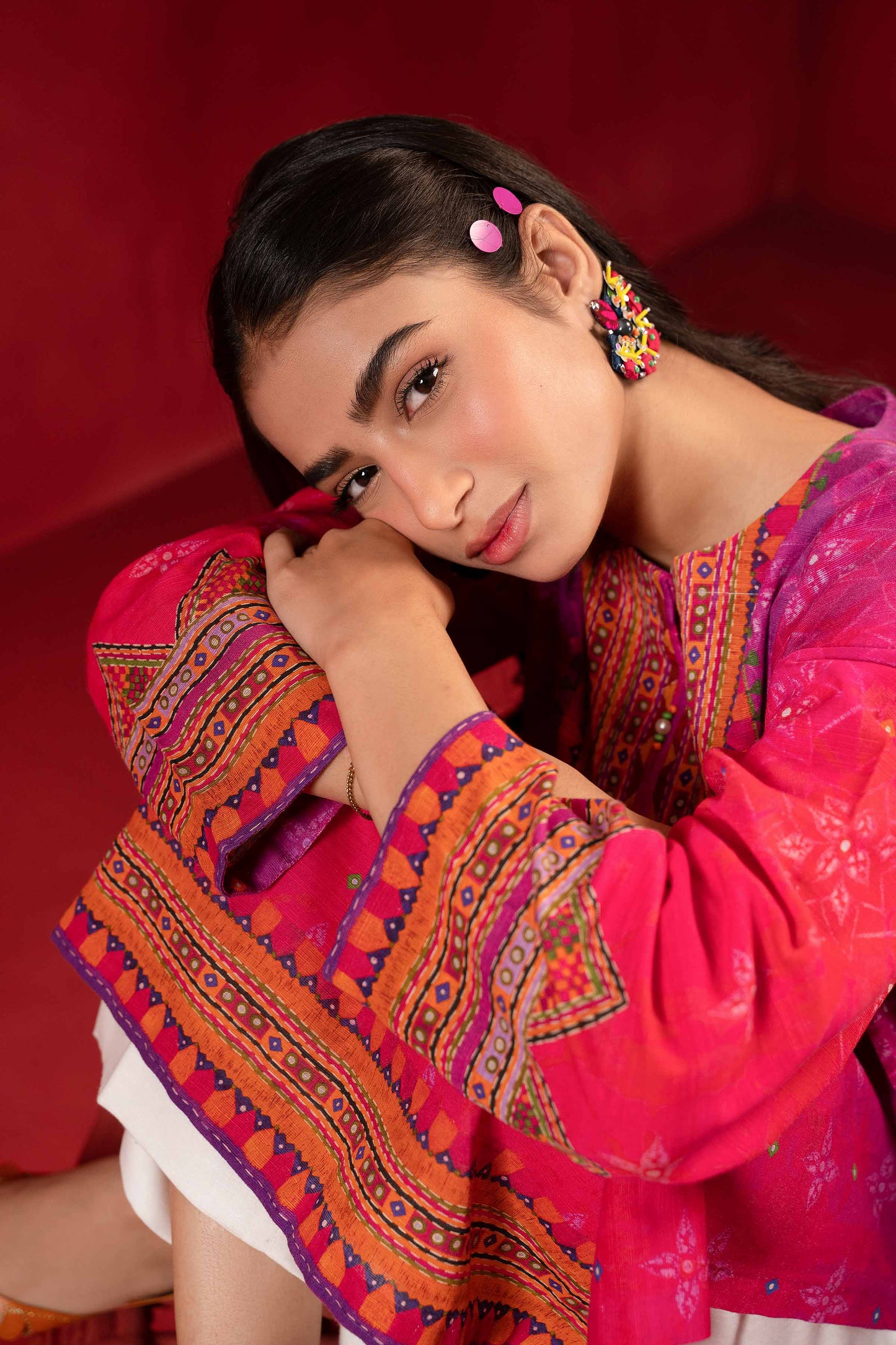 Nishat Linen - 1 Piece - Digital Printed Loose Fabric - 42304102