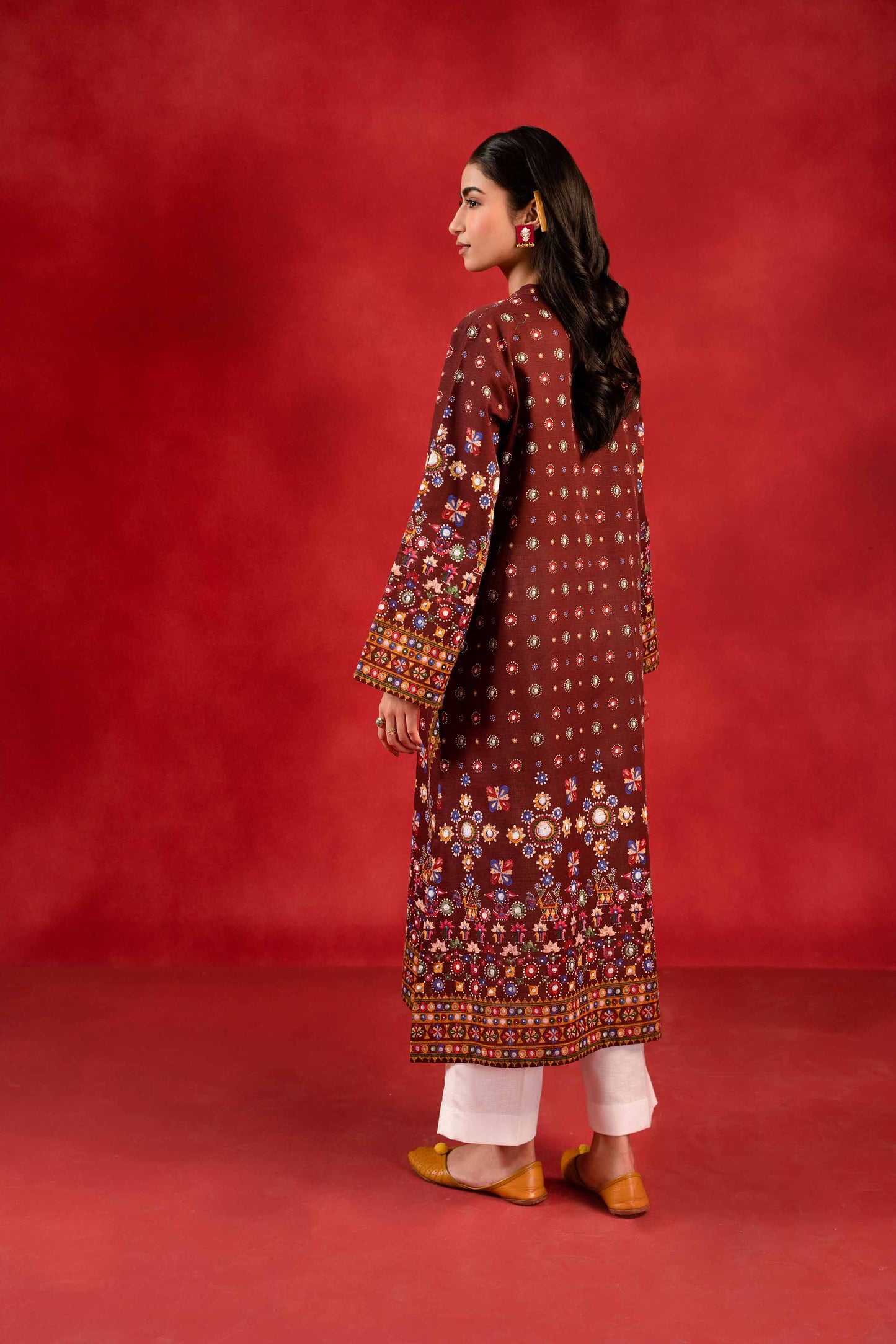 Nishat Linen - 1 Piece - Digital Printed Loose Fabric - 42304103