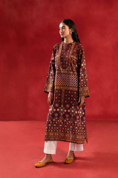 Nishat Linen - 1 Piece - Digital Printed Loose Fabric - 42304103
